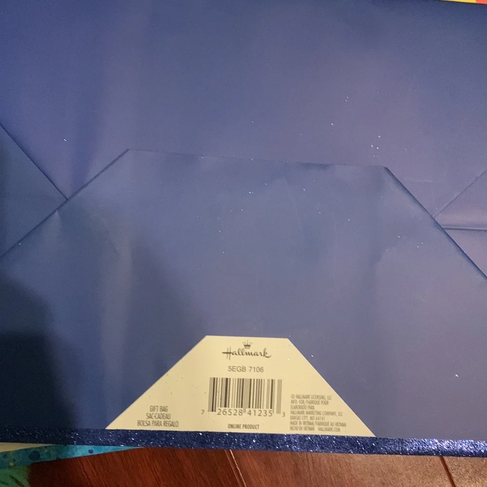 2 viola&1 hallmark large birthday gift bags
